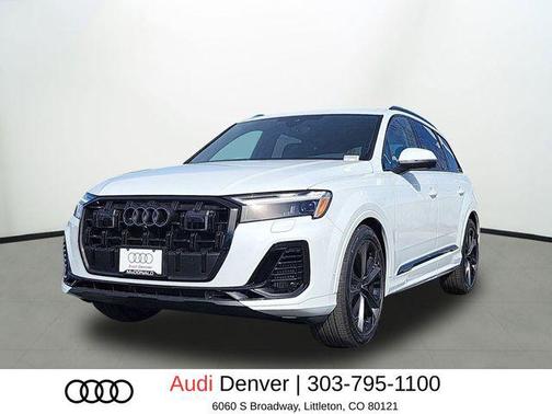 Glacier White Metallic 2026 Audi Q7 55 Premium Plus