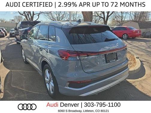 Pebble Gray 2024 Audi Q4 e-tron Premium 55 quattro