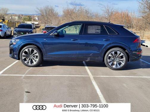 Waitomo Blue Metallic 2026 Audi Q8 55 Premium Plus