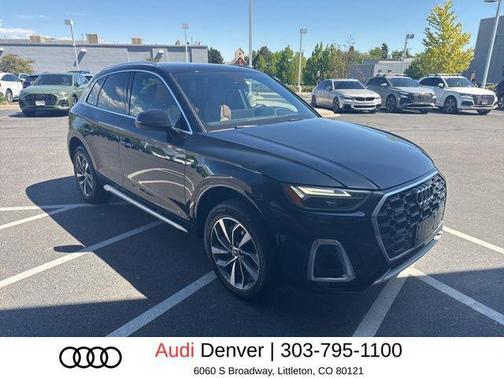 Mythos Black Metallic 2023 Audi Q5 45 S line Premium Plus