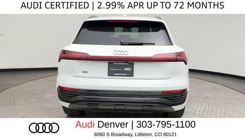 Glacier White Metallic 2024 Audi Q8 e-tron Premium Plus