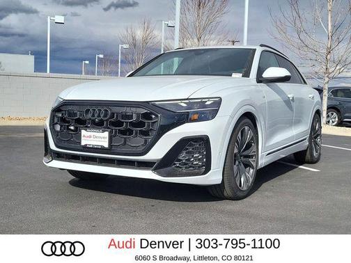 Glacier White Metallic 2026 Audi Q8 55 Premium Plus