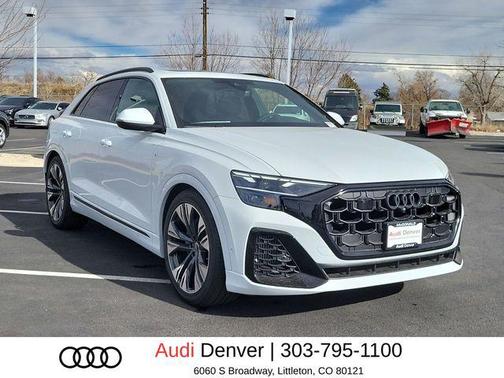 Glacier White Metallic 2026 Audi Q8 55 Premium Plus