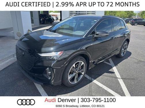 Mythos Black Metallic 2024 Audi Q4 e-tron Premium Plus 55 quattro