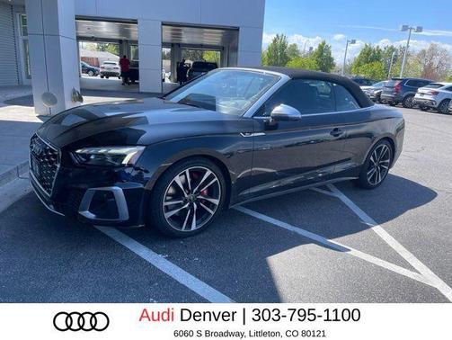 Mythos Black Metallic/Black Roof 2024 Audi S5 3.0T Prestige
