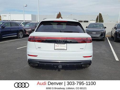 Glacier White Metallic 2026 Audi Q8 55 Premium Plus