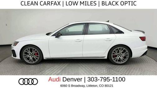 Glacier White Metallic 2023 Audi S4 Premium Plus TFSI quattro Tiptronic