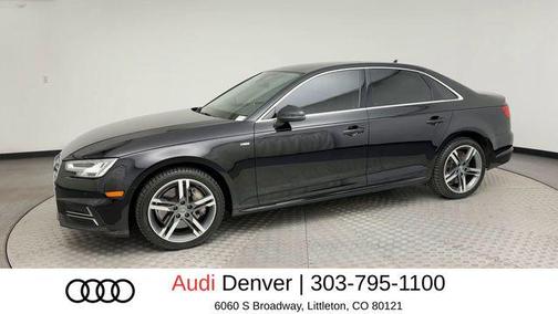 Black 2017 Audi A4 2.0T Premium Plus