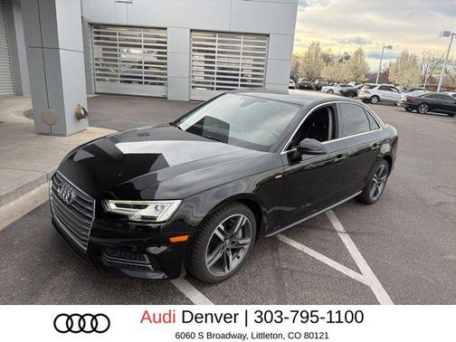 Black 2017 Audi A4 2.0T Premium Plus