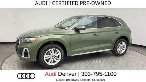 District Green Metallic 2024 Audi Q5 45 S line Premium