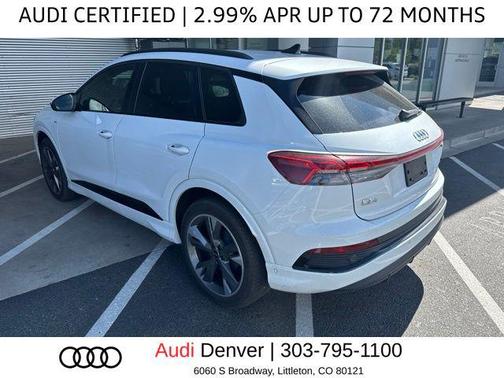 Glacier White Metallic 2024 Audi Q4 e-tron Premium Plus 55 quattro