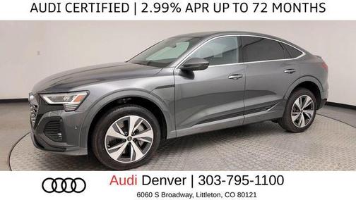 Daytona Gray Pearl Effect 2024 Audi Q8 e-tron Premium Plus