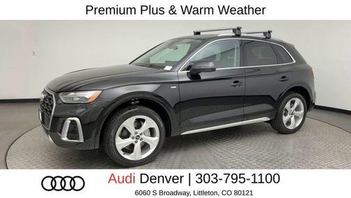 Mythos Black Metallic 2025 Audi Q5 45 S line Premium Plus