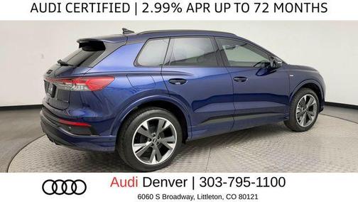 Navarra Blue Metallic 2024 Audi Q4 e-tron Premium Plus 50 quattro