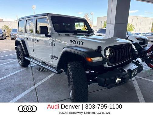 Bright White Clearcoat 2024 Jeep Wrangler Willys