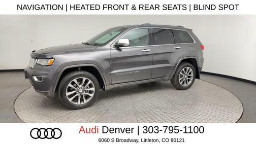 Granite Crystal Metallic Clearcoat 2017 Jeep Grand Cherokee Overland