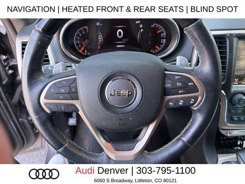 Granite Crystal Metallic Clearcoat 2017 Jeep Grand Cherokee Overland