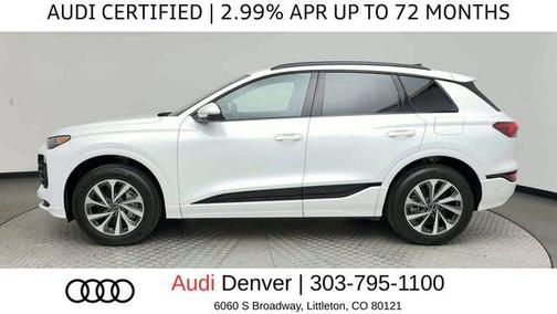 Glacier White Metallic 2025 Audi Q6 e-tron Premium Plus quattro