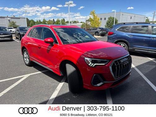 Tango Red Metallic 2023 Audi Q3 45 S line Premium Plus