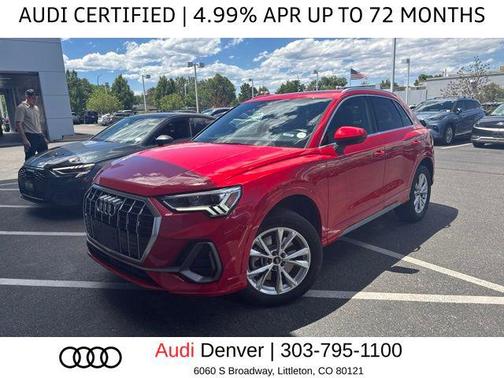 Tango Red Metallic 2023 Audi Q3 45 S line Premium Plus