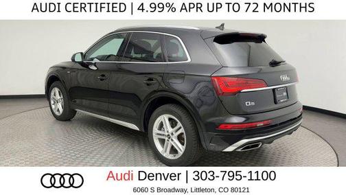Mythos Black Metallic 2023 Audi Q5 e 55 S line Premium Plus