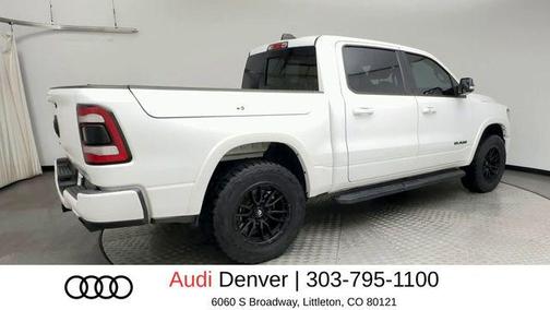 Ivory White Tri-Coat Pearlcoat 2021 RAM 1500 Laramie