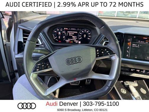 Glacier White Metallic 2024 Audi Q4 e-tron Sportback Premium Plus 55 quattro