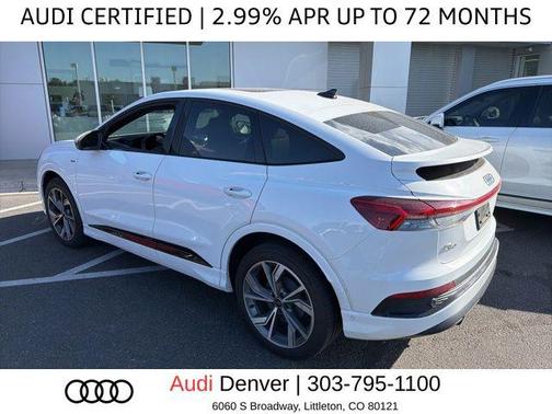 Glacier White Metallic 2024 Audi Q4 e-tron Sportback Premium Plus 55 quattro