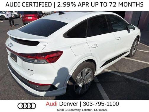 Glacier White Metallic 2024 Audi Q4 e-tron Sportback Premium Plus 55 quattro