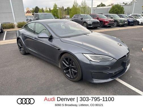 Midnight Silver Metallic 2022 Tesla Model S Plaid