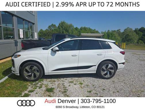 Glacier White Metallic 2025 Audi Q6 e-tron Premium Plus quattro