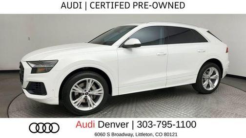 Carrara White 2023 Audi Q8 55 Premium