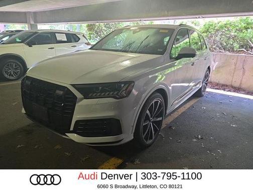 Glacier White Metallic 2023 Audi Q7 55 Prestige