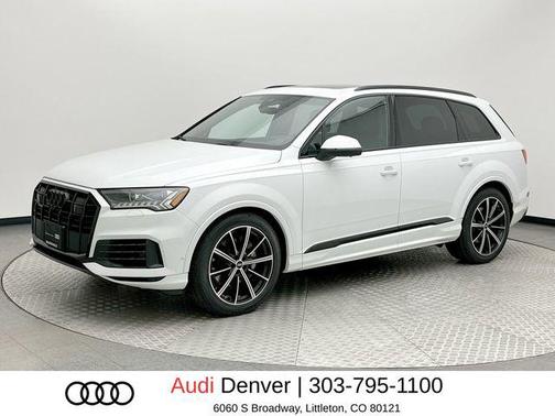 Glacier White Metallic 2023 Audi Q7 55 Prestige