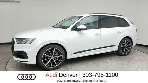 Glacier White Metallic 2023 Audi Q7 55 Prestige