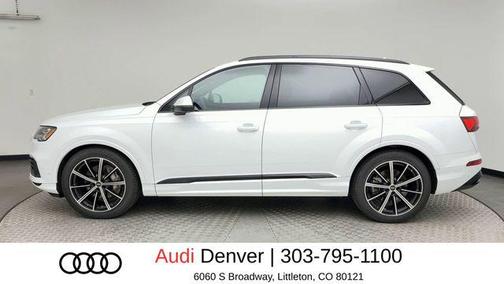 Glacier White Metallic 2023 Audi Q7 55 Prestige