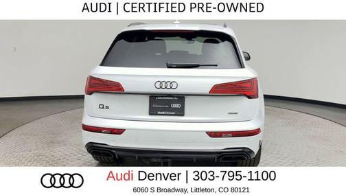 Glacier White Metallic 2024 Audi Q5 e 55 S line Premium Plus