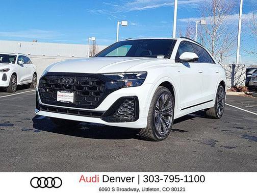 Glacier White Metallic 2026 Audi Q8 55 Premium Plus