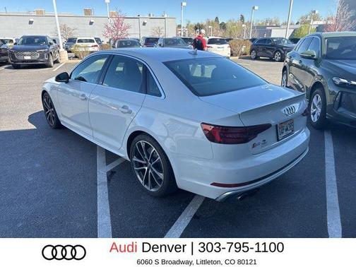 Glacier White Metallic 2018 Audi S4 3.0T Premium Plus