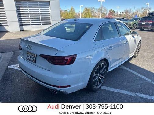 Glacier White Metallic 2018 Audi S4 3.0T Premium Plus