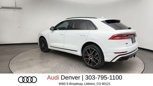 Glacier White Metallic 2023 Audi Q8 55 Prestige