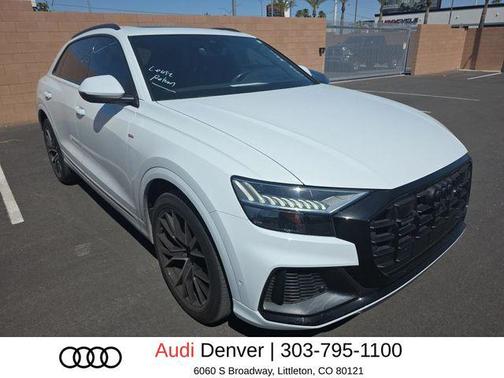 Glacier White Metallic 2023 Audi Q8 55 Prestige