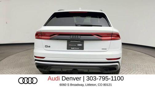 Glacier White Metallic 2023 Audi Q8 55 Prestige