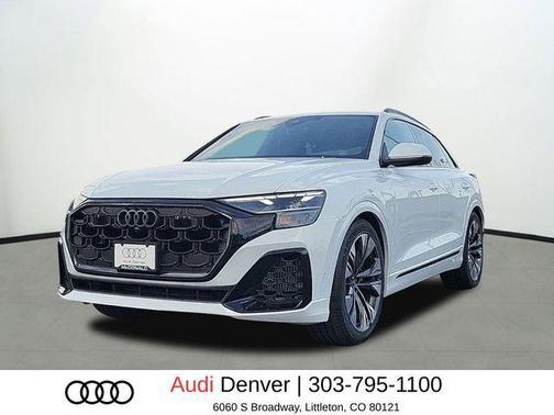 Glacier White Metallic 2026 Audi Q8 55 Premium Plus