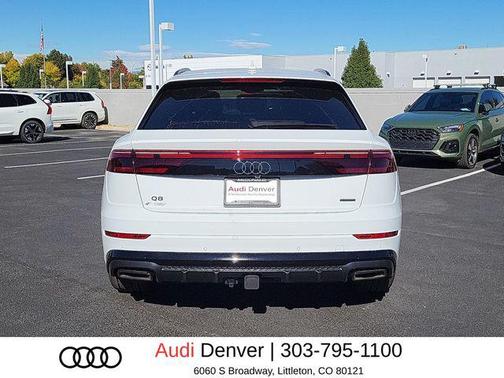 Glacier White Metallic 2026 Audi Q8 55 Premium Plus