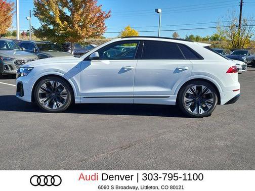 Glacier White Metallic 2026 Audi Q8 55 Premium Plus