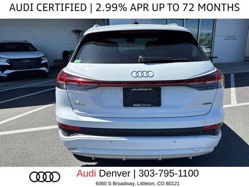 Glacier White Metallic 2023 Audi Q4 e-tron Premium 50 quattro