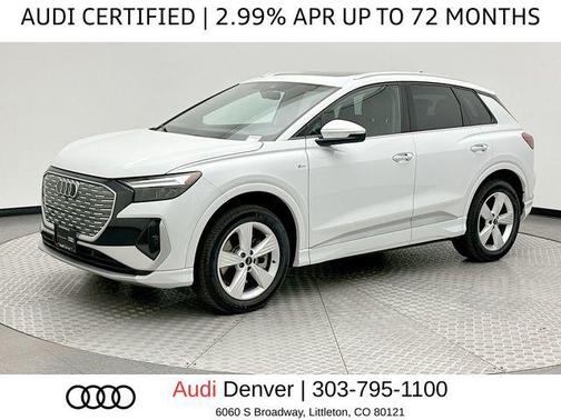 Glacier White Metallic 2023 Audi Q4 e-tron Premium 50 quattro