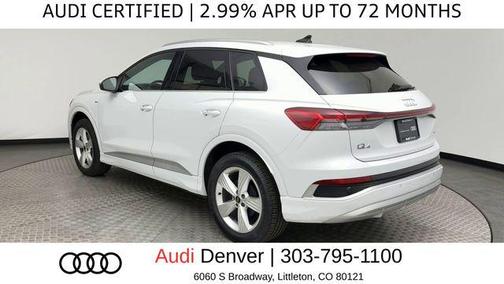 Glacier White Metallic 2023 Audi Q4 e-tron Premium 50 quattro