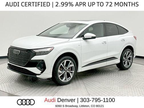 Glacier White Metallic 2023 Audi Q4 e-tron Premium Plus 50 quattro